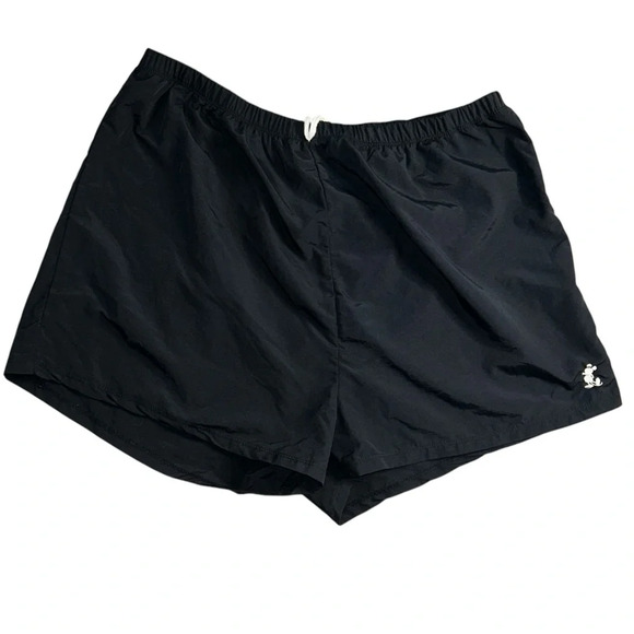 Disney Parks Elastic Waist Black Nylon Mickey Mouse Running Shorts Size 2XL - Picture 2 of 7
